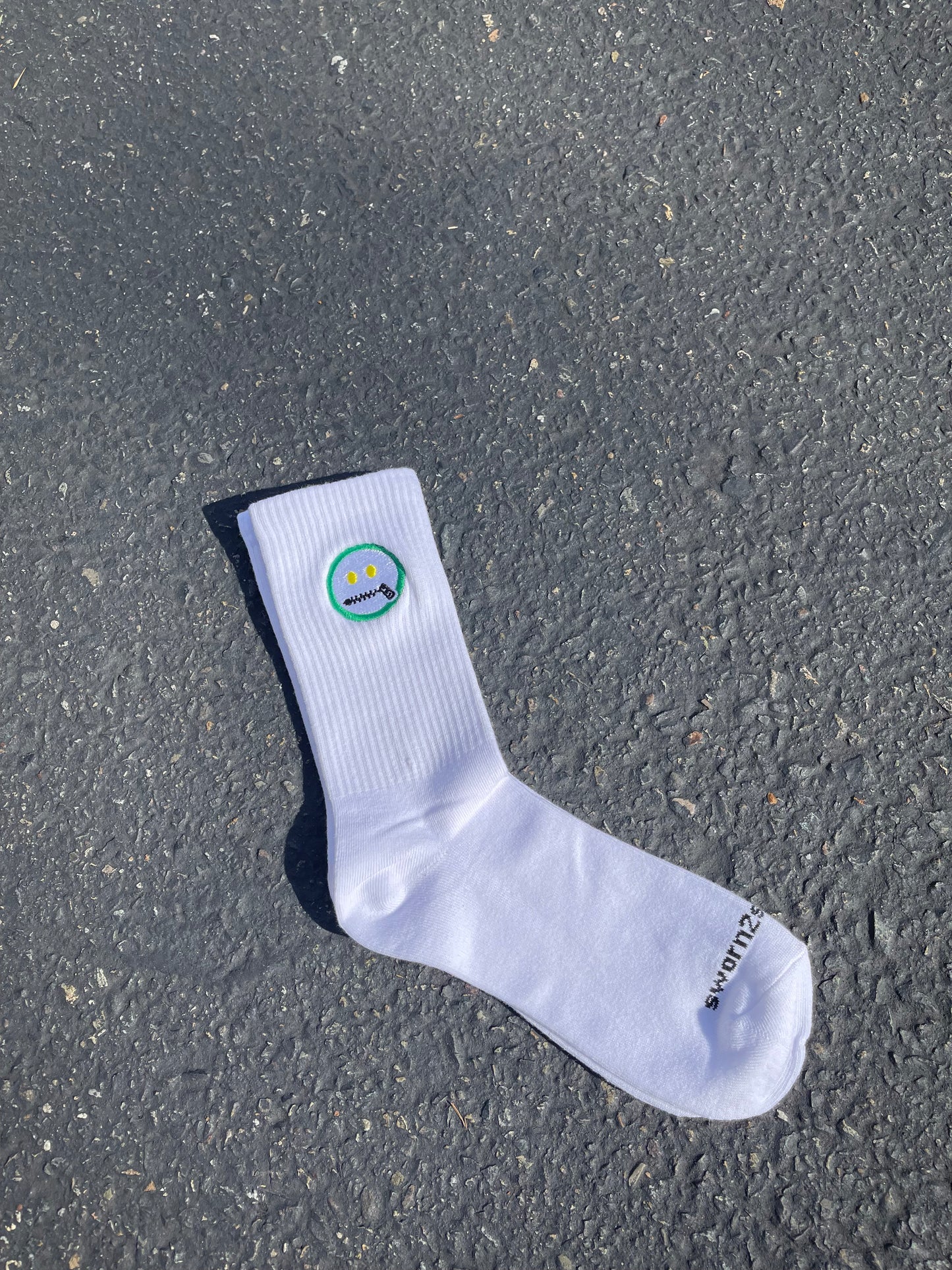 Socks  White/Green